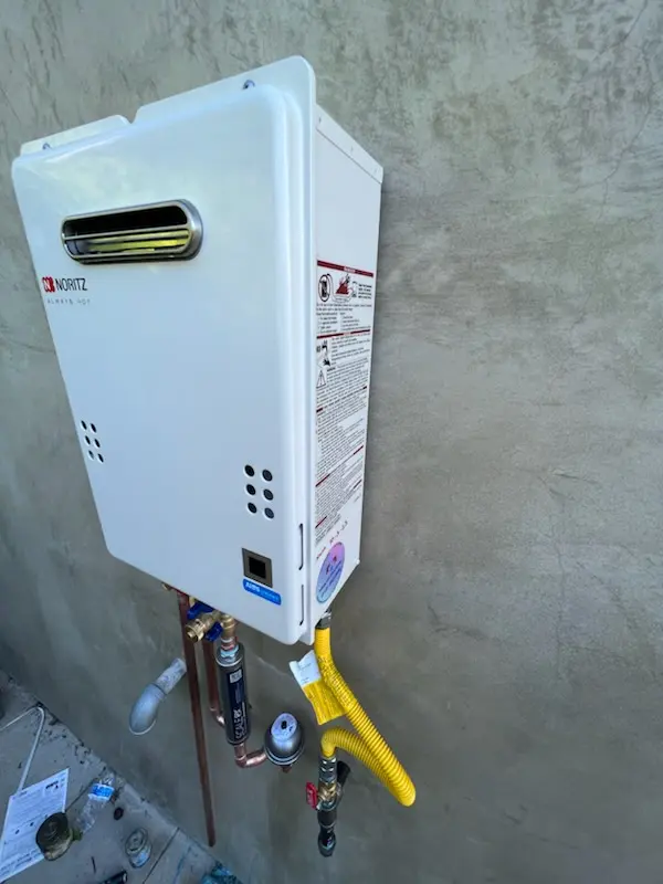 Tankless water heater installation for Forest Lake homes
